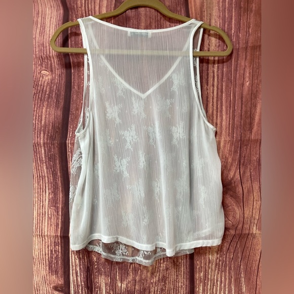 Abercrombie & Fitch sheer lace floral Tank top women’s size M - Picture 9 of 17